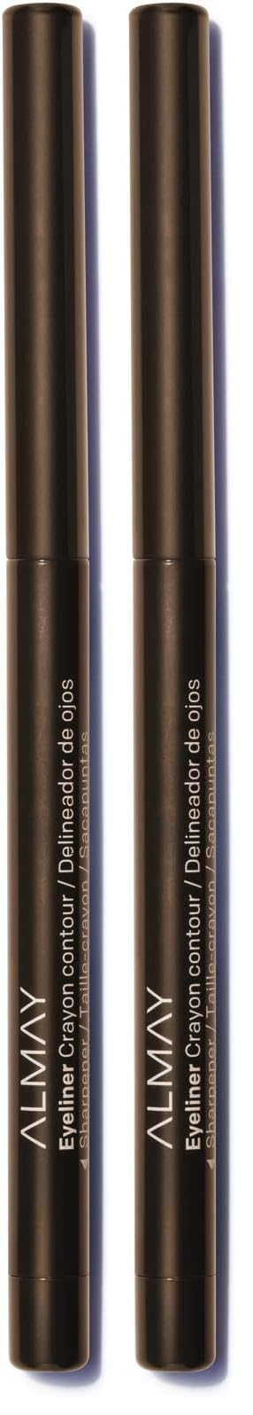Buy now Almay All-Day Eyeliner Pencil, Hypoallergenic, Cruelty-Free, Oil-Free, Fragrance-Free, Ophthalmologist Tested, Long Wearing and Water Resistant (Packaging May Vary), 205 Black, 0.01 oz 211 Brown Topaz 1 Count (Pack of 2) at indiglob india