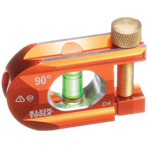 Buy now Klein Tools 935AB1V 2.5-Inch No-Dog Conduit Bending Level, 1 Vial, ACCU-BEND Level Eliminates Dog-Legs in Offsets and Saddle Bends at indiglob india