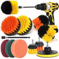 Buy now Drill Brush Power Scrubber Brush Set, Herrfilk Drill Brush Attachment Set with Extend Attachment and Scrub Pads Sponge, Drill Bit Scrub Brush for Cleaning Grout, Car,Tiles, Sinks, Bathtub at indiglob india