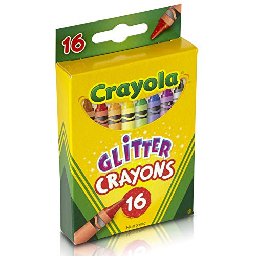 Buy now Crayola 16CT Multicolored Glitter Crayons at indiglob india