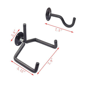 Buy now Guitar Wall Mount Acoustic Electric Classical Guitar, Ukulele, Banjo and Mandolin Wall Hanger Slat Wall Horizontal Guitar Holder Bass Stand Rack Hook (1 Pack) at indiglob india