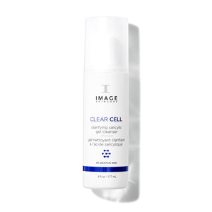 IMAGE Skincare, CLEAR CELL Salicylic Gel Cleanse, Gentle Foaming Face Wash Removes Excess Oil and Shine for Oily Prone Skin