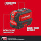 Buy now CRAFTSMAN V20 Charger, Power Inverter, Charging Ports for Type-C, Type-A, and AC, 150 Watts, Bare Tool Only (CMCB1150B) at indiglob india