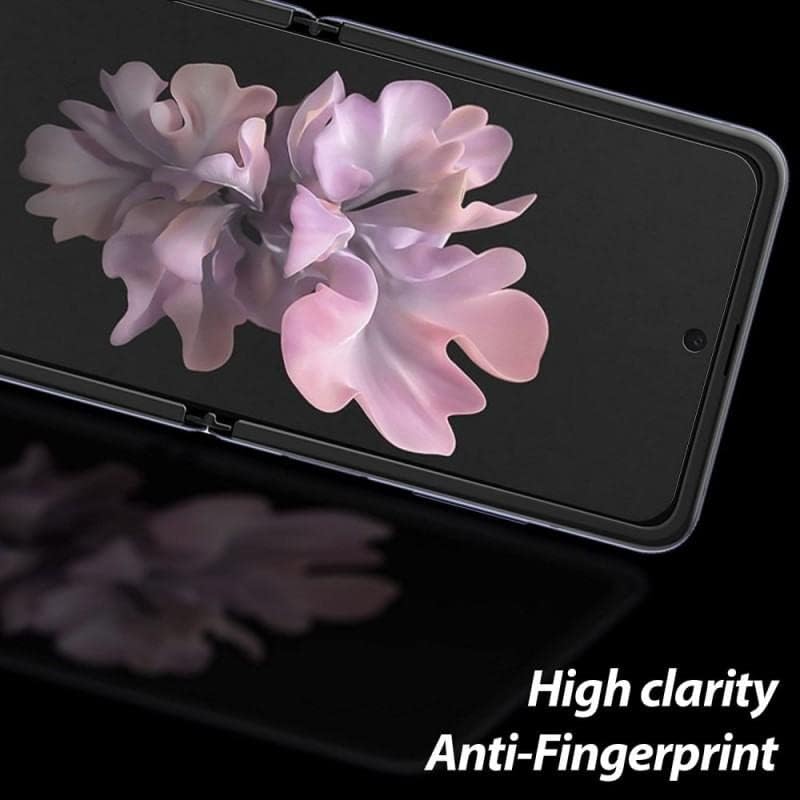 Buy now WHITESTONE DOME GLASS [1SET 4PCS] for Samsung Galaxy Z Flip 3 Premium Film Screen Protector Anti-Shock,HD Clear,Self Healing EPU Film for Galaxy Z Flip 3 at indiglob india
