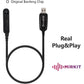 MIRKIT Original Baofeng USB Programming Cable for Baofeng UV-9R BF-9700 A-58 UV-XR UV-5S GT-3WP Plus Handheld ham Radio transceiver Portable Ham Handheld CB Radio USA Warranty