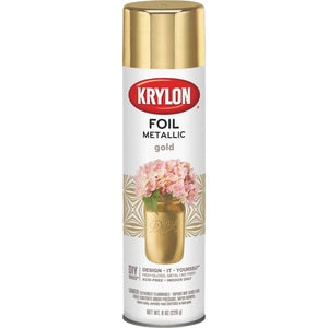 Buy now Krylon Foil High Gloss Gold Metallic Spray Paint 8 oz. at indiglob india