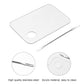 2PCS Acrylic Cosmetic Palette with 2PCS Spatula Tool,Makeup Palette Mixing Tray Apply for Foundation Eye Shadow Lipsticks Nail Art Professional Pigment Blending