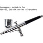 10 pcs Replacement Parts Kit with 0.2/0.3/0.5 mm Airbrush Nozzle ,Airbrush Needle,Airbrush Nozzle Cap,Airbrush Tips Mini Wrench for Airbrush Spray Gun Accessories
