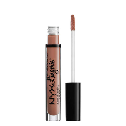NYX PROFESSIONAL MAKEUP Lip Lingerie Matte Liquid Lipstick - Teddy (Warm Rich Brown)