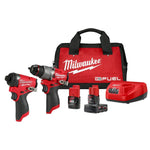 Buy now Milwaukee Electric - M12 Fuel. 2-Tool Combo KIT at indiglob india