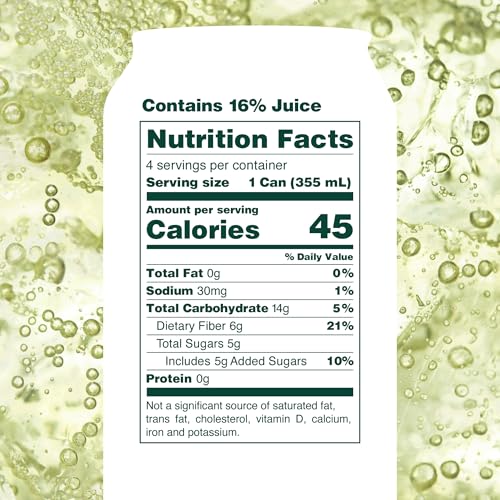 Buy now OLIPOP Prebiotic Soda Pop, Lemon Lime, Prebiotics, Botanicals, Plant Fiber, 12 fl oz (4 Cans) at indiglob india
