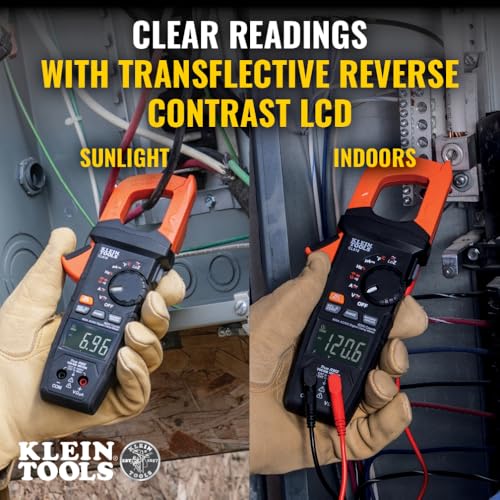 Buy now Klein Tools CL810 Digital Clamp Meter, Auto Ranging TRMS, AC/DC Volt/Current, LoZ, Continuity, Frequency, Capacitance, NCVT, Temp, More 1000V, Flashlight at indiglob india