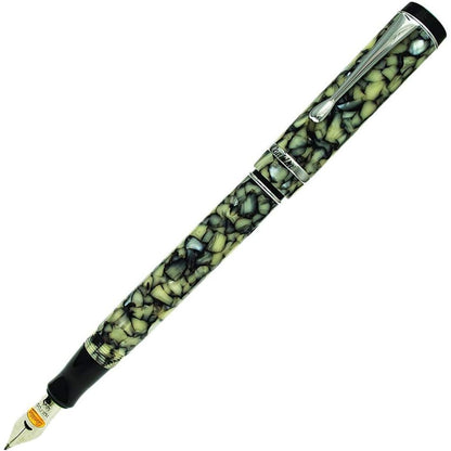 Conklin Duragraph Fountain Pen Forest Green - Broad Nib, Premium Writing Instrument with Rich Resin Finish