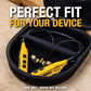Buy now DEWALT Heavy Duty Protective Headphone Case for Pro Max Neckband, Compact Lightweight w/EVA Earphone Hard Shell Case, Headset Travel Carry Shockproof, Water-Resistant, Soft Interior & Accessory Pocket at indiglob india