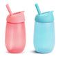 Munchkin® Simple Clean™ Toddler Sippy Cup with Easy Clean Straw, 10 Ounce, 2 Pack, Blue/Green