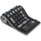 sungwoo Foldable Silicone Keyboard USB Wired Waterproof Rollup Keyboard for PC Notebook Laptop (Black+Grey)