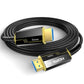 Fiber Optic HDMI Cable 50FT, 8K (HDMI 2.1,48Gbps) Ultra High Speed HDMI Cord with Gold Plated Connectors, 8K@60Hz 4K@120Hz, Compatible for PS4/5 PC HDTV Projector Large Display, Male-to-Male