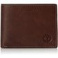 Timberland Men's Blix Slimfold Leather Wallet, Brown, One Size