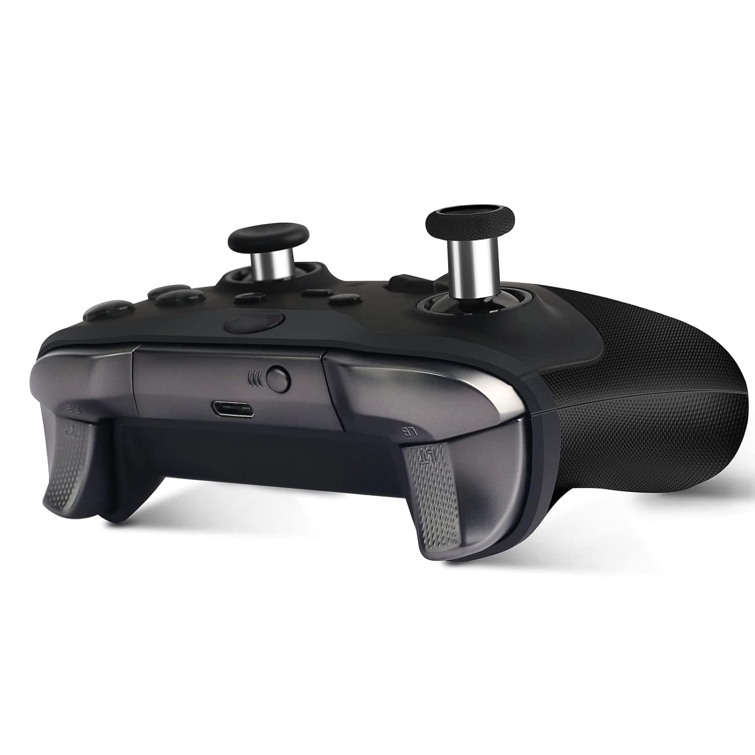 Buy now Metal Replacement Thumbsticks for Xbox Elite Controller Series 2 Core, Component Pack Includes 4 Swap Magnetic Joysticks, 4 Paddles, 1 Standard D-Pads, Accessories Parts for Xbox One Elite 2(Black) at indiglob india