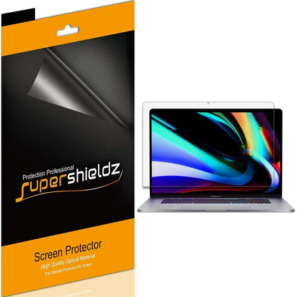 Supershieldz (3 Pack) Designed for MacBook Pro 16 inch (2019-2020 Model A2141) Screen Protector, Anti Glare and Anti Fingerprint (Matte) Shield