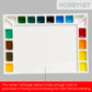 Buy now MEEDEN 18-Well Porcelain Artist Paint Palette, Mixing Art Ceramic Watercolor Paint Palette for Watercolor Gouache Acrylic Oil Painting, Rectangle 8 by 5-1/2-Inch at indiglob india