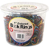 Hygloss Products, Inc 63150 Hygloss Products Book Rings, 1 inch, Assorted Colors - Assorted