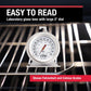 CDN High Heat Oven Thermometer | ProAccurate® | NSF Certified | 100-750°F Range | For Broiling, Roasting, High-Temp Cooking | Lab Glass Lens | POT750X