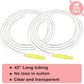PumpMom-us Replacement Tubing Compatible Medela Older Pump in Style, BPA Free Replace for Medela Pump Tubing Made by PumpMom (Not Original Parts)
