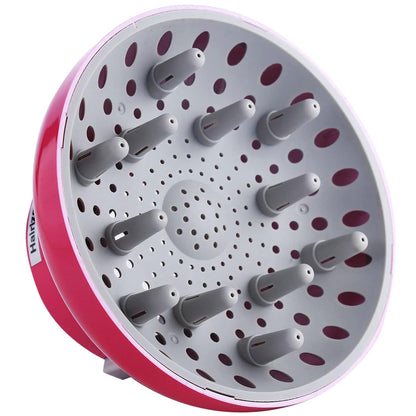 Hairizone Universal Hair Diffuser Adaptable for Blow Dryers with D-1.7-Inch to 2.6-Inch for Curly or Wavy Hair, Pink