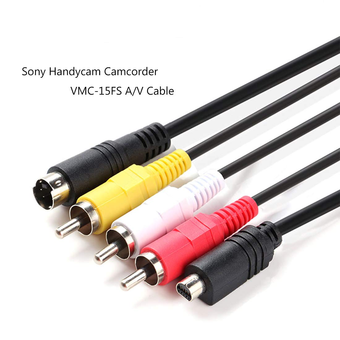 Buy now AV A/V Audio Video TV-Out Cable VMC-15FS Video Cable Cord for Sony Handycam Camcorder DCR-D/H/I/S HDR-C/H/S/T/U/X and More Models at indiglob india