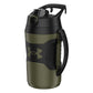 Buy now Under Armour Half Gallon Water Bottle Insulated, 64oz Insulated Water Bottle with Handle, Fence Hook, Leak Resistant, for Baseball, Football & More, Academy/Black Marine OD Green at indiglob india