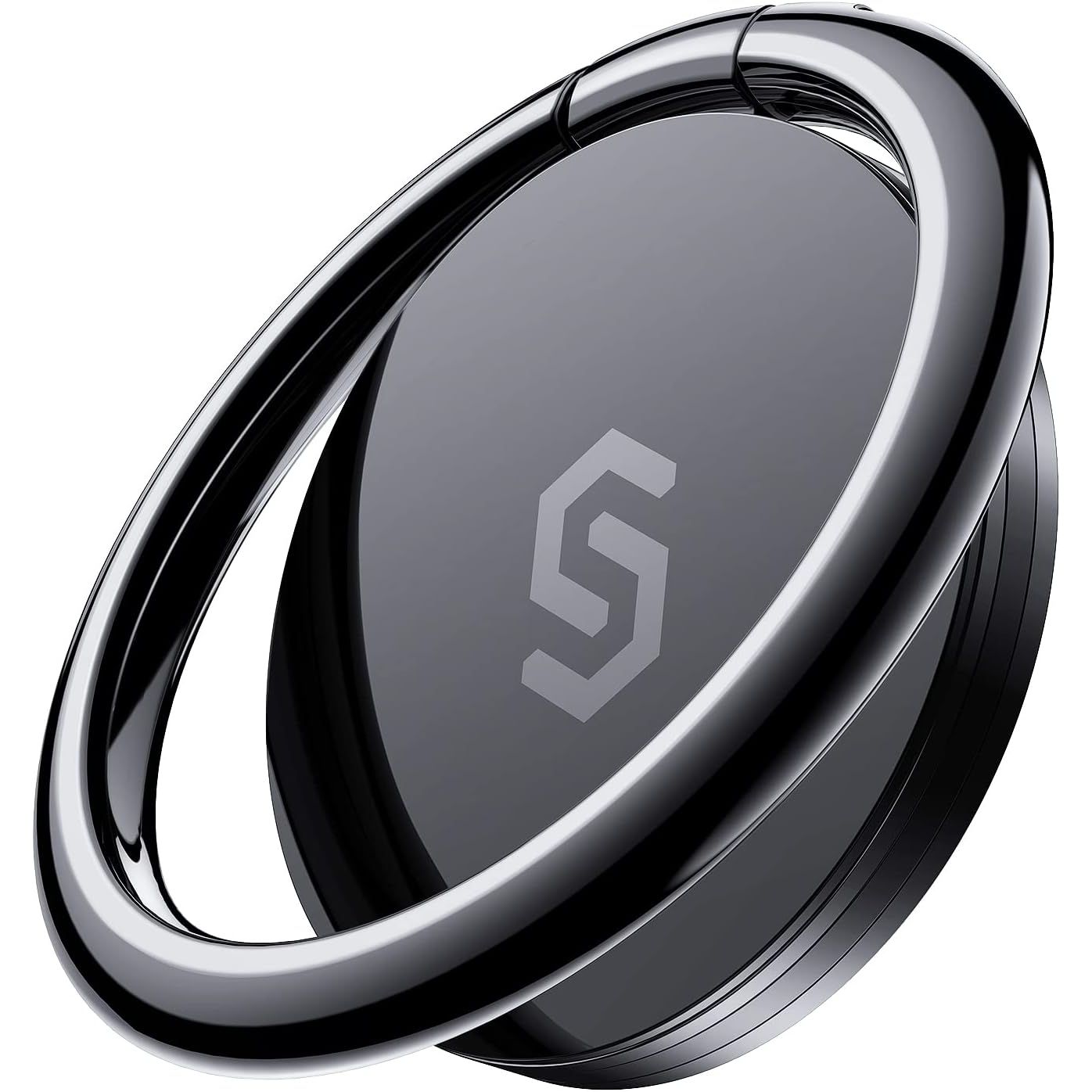 Syncwire Cell Phone Ring Holder Stand, 360 Degree Rotation Finger Ring Kickstand Polished Metal Phone Grip for Magnetic Car Mount