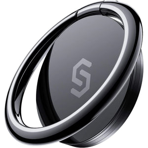 Syncwire Cell Phone Ring Holder Stand, 360 Degree Rotation Finger Ring Kickstand Polished Metal Phone Grip for Magnetic Car Mount