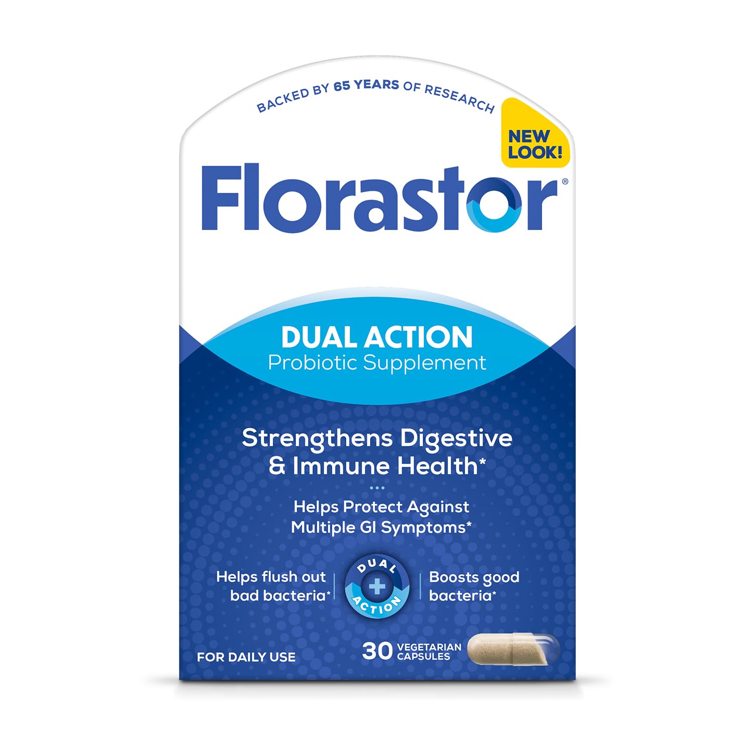 Buy now Florastor Probiotics for Digestive and Immune Health, 100 Capsules, Probiotics for Women & Men, Helps Flush Out Bad Bacteria, Boosts The Good with Our Unique Strain Saccharomyces Boulardii 30 Count (Pack of 1) at indiglob india