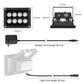 Buy now Univivi IR Illuminator 90 Degree Wide Angle 8-LEDs IR Infrared Light 850nm Infrared Illuminator for Night Vision IP67 Waterproof Outdoor for Security Cameras at indiglob india