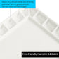 Buy now MEEDEN 18-Well Porcelain Artist Paint Palette, Mixing Art Ceramic Watercolor Paint Palette for Watercolor Gouache Acrylic Oil Painting, Rectangle 8 by 5-1/2-Inch at indiglob india