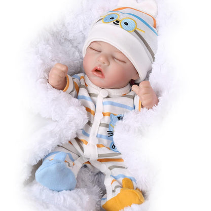 Buy now Lifelike Reborn Baby Dolls - 12 Inch Full Body Vinyl Realistic Baby Doll Sleeping Newborn Real Life Small Baby Doll for 3 + Year Old Kids at indiglob india
