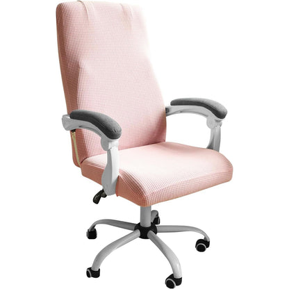 FORCHEER Large Office Chair Covers Stretchable XL Office Chair Cover, Big and Tall Computer Chair Covers (Large,Pink)