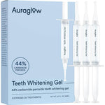 Auraglow 44% Teeth Whitening Gel Syringe Refill Pack, 44% Carbamide Peroxide, (3X) 5ml Syringes, 30 Whitening Treatments - My Store
