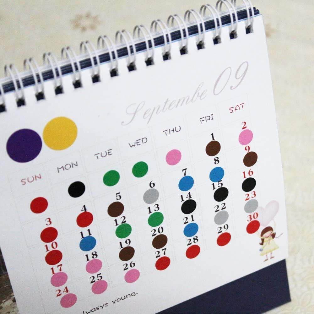 16500 Count 3/8 inch Diameter Round Dot Stickers Color Coding Labels, 20 Colors, 100 Sheets - My Store