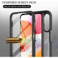 for Samsung Galaxy A15 5G Case, Samsung A15 4G/5G Phone Case with Built-in Screen Protector Clear Slim Back Cover Shockproof Rugged Heavy Duty Bumper Full Body Protective Case, Black