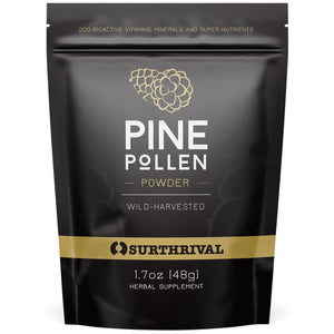 Buy now Surthrival: Pine Pollen Powder (48g), Wild Harvested, Energy & Endurance Restoration at indiglob india