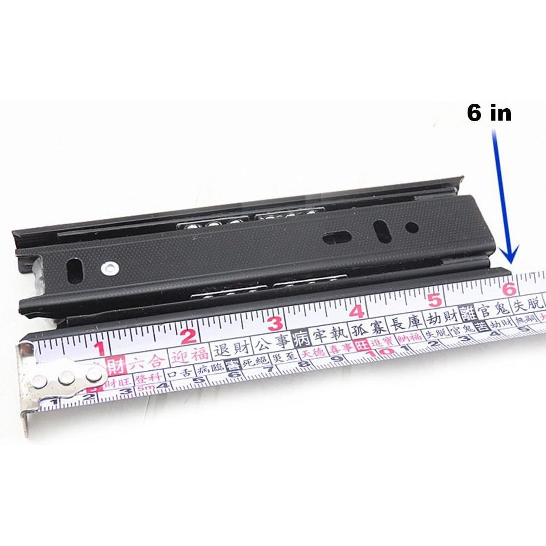 Buy now Furniture 6-inch Length Full Extension Drawer Slides Telescopic Ball Bearing Slide Rail 2pcs at indiglob india