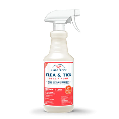 Buy now Wondercide - Flea, Tick & Mosquito Spray for Dogs, Cats, and Home - Control, Prevention, Treatment - with Natural Essential Oils - Pet and Family Safe - Peppermint 16 oz at indiglob india