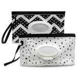 Baby Wipe Dispenser,Refillable Wipes Holder,Baby Wipes Container,Portable Wipes Dispenser Travel,Reusable Travel Wet Wipe Pouch (2PACK) - My Store