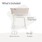 Buy now UPPAbaby Soma Smart Bassinet ƒ?? 5 motions + 5 speeds + 4 Sounds with MotionSync Technology ƒ?? Height Adjustable ƒ?? Included Mattress, Sheet + Storage Basket ƒ?? Charlie (Sand M??lange) at indiglob india