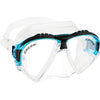 Cressi Matrix Adult Scuba Diving, Snorkeling, and Freediving Masks- Matrix: Made in Italy - Clear/Aquamarine