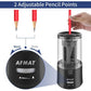 AFMAT PS92 Electric Pencil Sharpener - Auto Stop, Super Sharp & Fast, Plug in Pencil Sharpener for 6-12mm No.2/Colored Pencils - Classroom/Office/Home - Black
