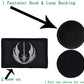 Buy now 4 Pieces Embroidered Morale Hook and Loop Fastener Tactical Patches at indiglob india