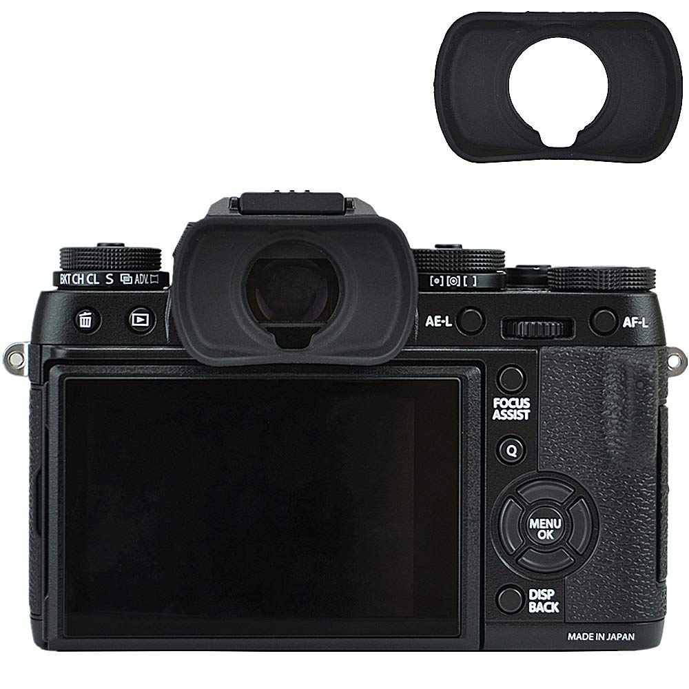 Buy now JJC Eyecup Finder Eyepiece EF-XT L Replacement for Fujifilm X-T4 X-T3 X-T2 X-T1 XT4 XT3 XT2 XT1 X-H1 XH1 GFX100 GFX 50S Camera Viewfinder Eyeshade, Replaces Fuji Eye Cup EF-XTS EF-XTM EF-XTL at indiglob india